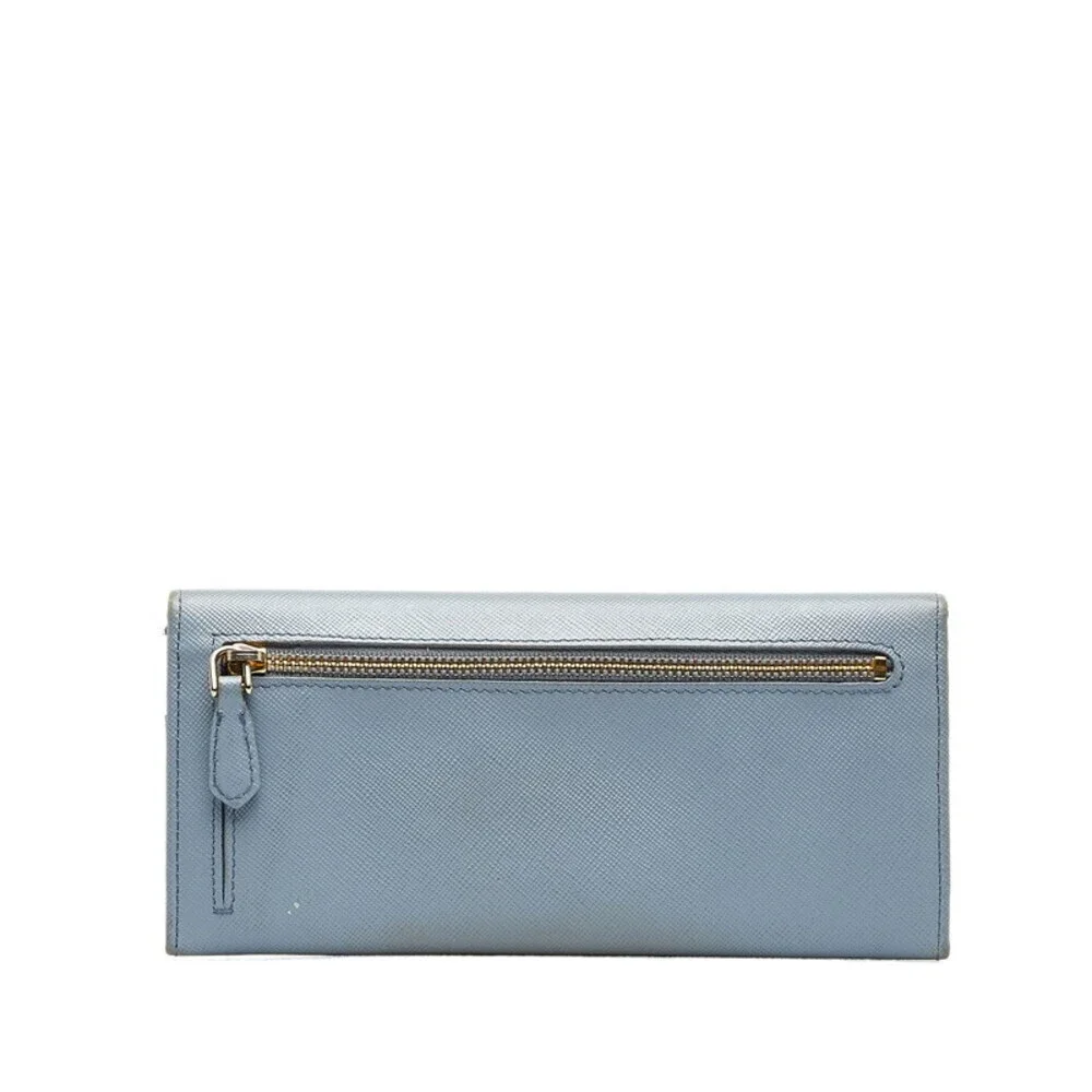 Authentic Prada Saffiano Logo Continental Flap Wallet - Picture 3 of 12